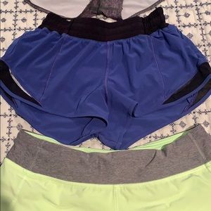 Lulu lemon hotty hot shorts size 6